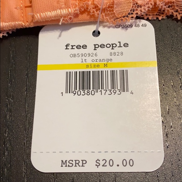 Free People Galloon Lace Halter Light Orange - Picture 5 of 5